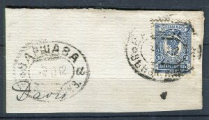 RUSSIA; Early 1900s fine used Regional Postmark PIECE