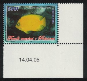 Fr. Polynesia Fish Centropyde heraldi 130f Corner 2005 MNH SG#1001 MI#946