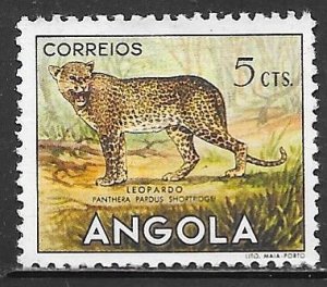 Angola 362: 5c Leopard (Panthera pardus), unused, NG, F-VF