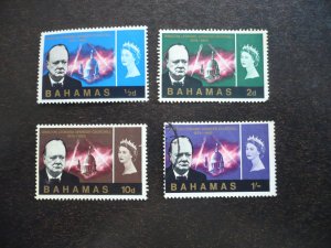 Stamps - Bahamas - Scott# 224-227 - Mint Hinged & Used Set of 4 Stamps