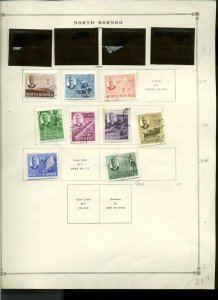 Collection, North Borneo, 1901/1963 Catalog $58, Mint & Used