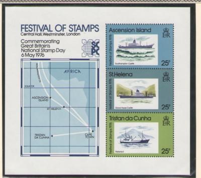 Tristan da Cunha Sc 208a Festival stamp sheet mint NH