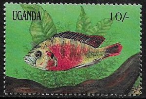 Uganda #859 Mint Never Hinged Stamp - Fish
