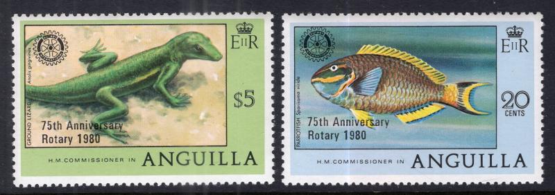 Anguilla 389-390 Rotary MNH VF