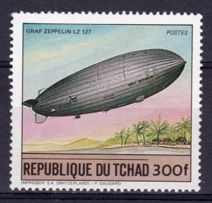 Chad 1984 Mi#1063A Graf Zeppelin LZ 127 Single Perforated  MNH