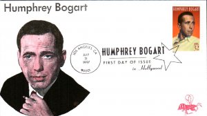 #3152 Humphrey Bogart B Line FDC