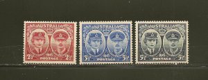 Australia SC#197-199 Duke and Duchess Set of 3 Mint Hinged