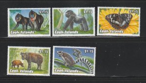 Cook Islands 1134-1138 Set MNH Animals (A)