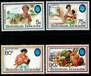 SOLOMON ISLANDS SG694/7 1991 HEALTH CAMPAIGN MNH