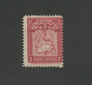 1908 Newfoundland Map American Bank Note Co. Postage Stamp #86