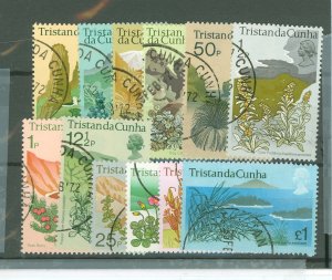Tristan da Cunha #141-152 Used Single (Complete Set)