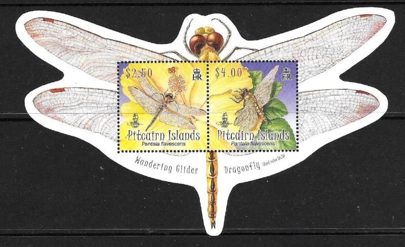 Pitcairn Island 691a, MNH, Insects Dragonfly 2009. x28220