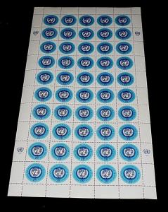 U.N. 1966, NEW YORK #149, DEFINITIVE, MNH, SHEET OF 50, NICE! LQQK!