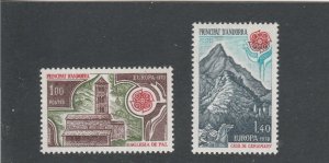 Andorra (French Administration)  Scott#  262-263  MNH  (1978 Europa)