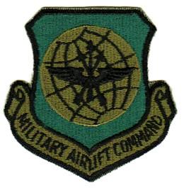 MILITARY AIRLIFT COMMAND - U.S. AIR FORCE SUBDUED PATCH