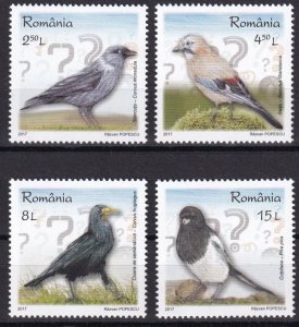 2017	Romania	birds set of 4v MNH	250