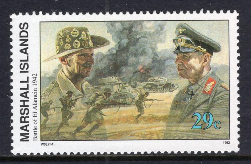 Marshall Islands 326 Anniversary WWII Battle El Alamein MNH VF