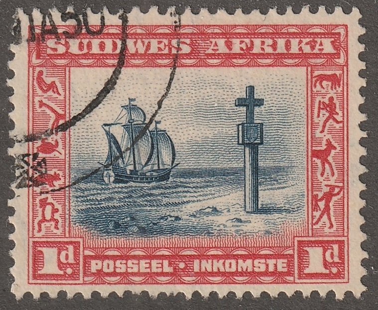 Africa, South West, Scott#109B, used, #S-109B