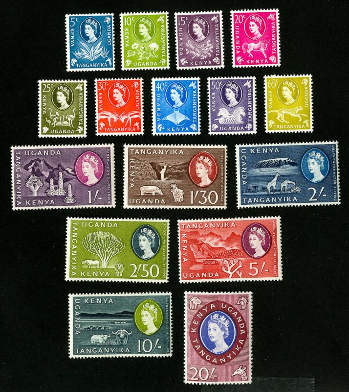 KUT Stamps # 120-35 VF OG LH Set of 16 Scott Value $72.55