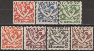 EDSROOM-16925 Suriname C1-C7 MNH 1930 Complete Airmail CV$10.55