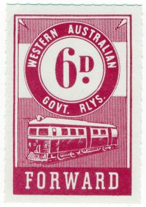 (I.B) Australia - Western Australia Railways : Parcels 6d