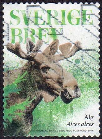 Sweden 2786b - Used - (6.50k) Moose (2016) (cv $1.45)