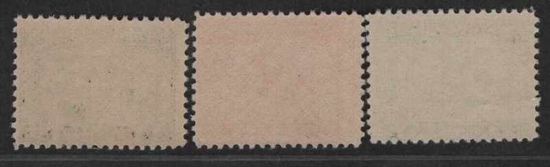 US Sc#548-550 M/NH/F-VF, Cv. $94