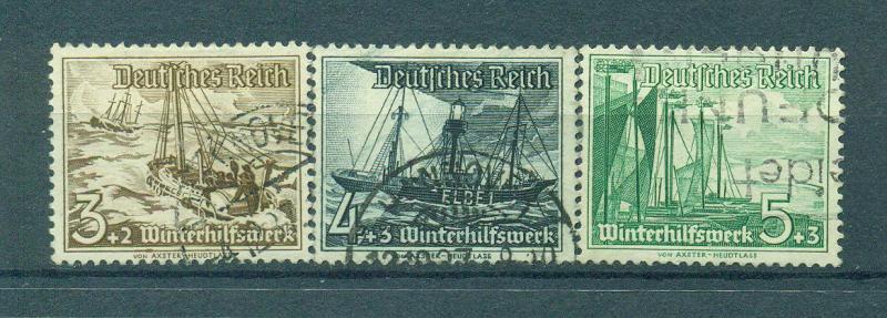 Germany sc# B107-115 used cat value $18.75