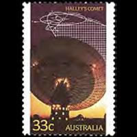 AUSTRALIA 1986 - Scott# 982 Halley Comet Set of 1 NH