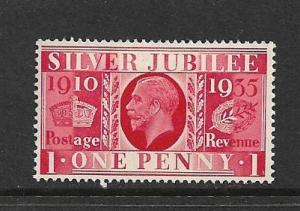 GREAT BRITAIN, 227, MNH, SILVER JUBILEE