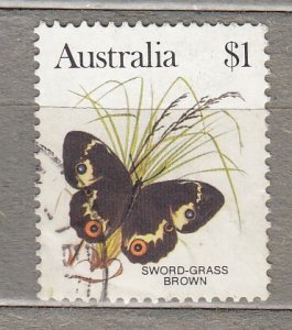 AUSTRALIA Butterfly 1$ Used(o) #HS384