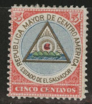 El Salvador Scott 176 MNG no gum stamp 