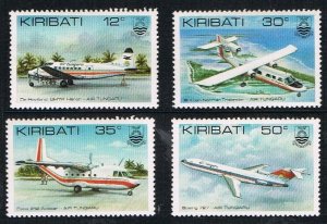 1982 Kiribati 398-401 Airplanes