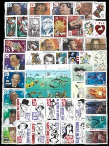 PCBstamps     US  1994 Commemoratives Year Set   (2807//2876) 60 var., MNH, (3)