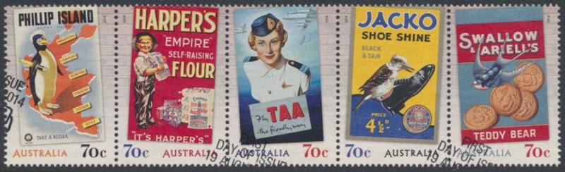 Australia SC# 4155a  SG 4215a Advertisements Used with fdc see details & scans