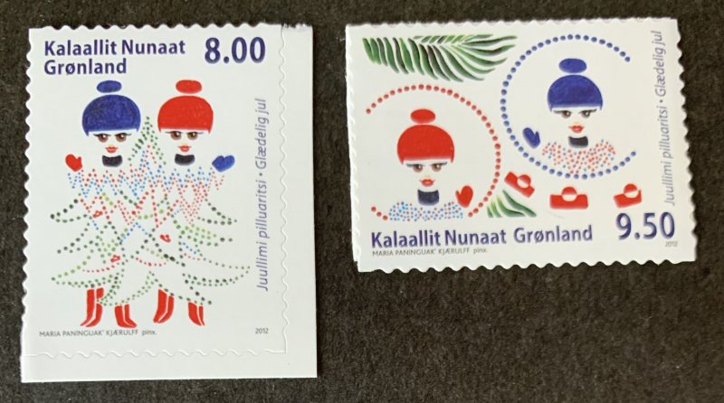 Greenland 2012 #632-3 MNH. Christmas