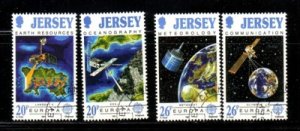 Jersey  Sc 559-62 1991 Europa stamp set used