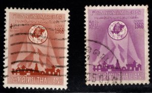 Thailand Scott 450-451 Used   stamp set