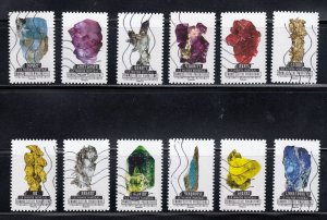 France 2016 Sc#4947-4956 The Mineral World Used