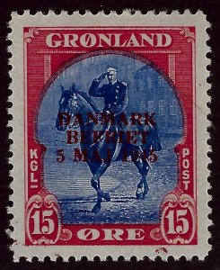 Greenland #14 Mint VF... SCV$21.00..High Value!