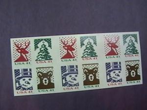 U.S.# 4210b-MNH--BOOKLET PANE OF 20--CHRISTMAS---2006