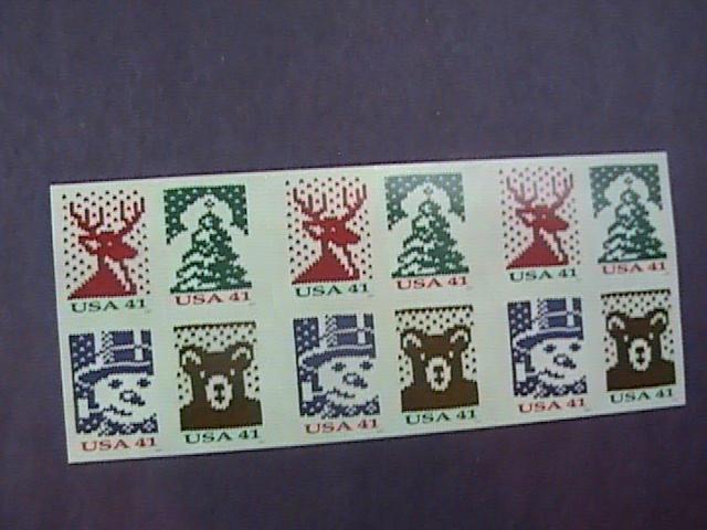 U.S.# 4210b-MNH--BOOKLET PANE OF 20--CHRISTMAS---2006