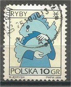 POLAND, 1996, used 10g, Zodiac, Scott 3278