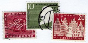 Germany SC#738, 740 Used 741 Mint F-VF....Worth checking out!