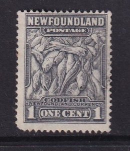 Newfoundland  #184 used 1932  codfish  1p black