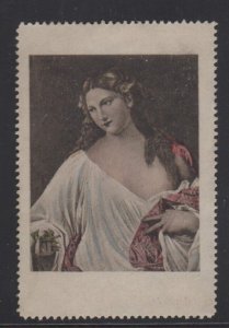 German Advertising Stamp - Famous Paintings Series Flora by Titian, Color - NG