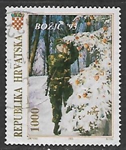 Croatia # 179 - Christmas at the Front - used.....{ZW2}