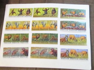 Guinea - 752-57, C137-42, MNH Set. Endangered Animals. SCV - $50.60