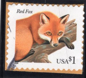 3036 Red Fox, used on paper