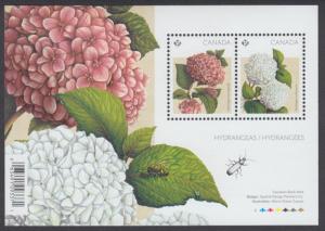 Canada - #2896 Hydrangeas Souvenir Sheet (Flowers) - MNH